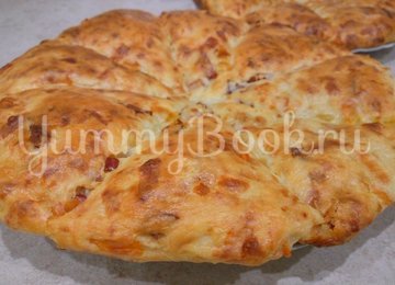 Сконы с сыром и колбасой - шаг 9