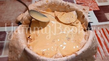Ленивый пирог из лаваша с капустой и мясом - шаг 4