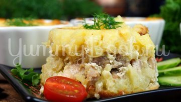 Куриное филе бедра с картофелем в соусе - шаг 15