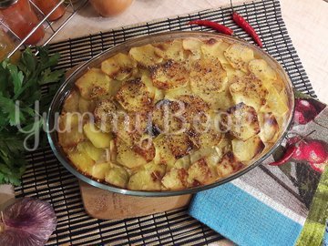 Картофельно-куриная запеканка с черносливом - шаг 13