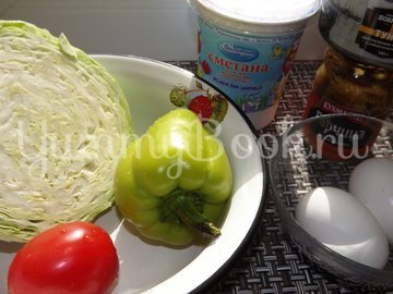 Салат с капустой и тунцом - шаг 1
