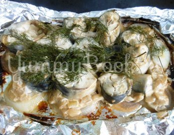 Скумбрия кусочками, запечённая в духовке - шаг 11