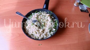 Фаршированные кабачки кус-кусом и мятой - шаг 4
