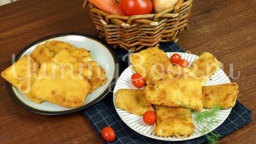 Кабачковые язычки в двойном кляре - шаг 8
