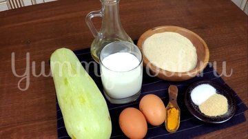 Кабачковые язычки в двойном кляре - шаг 1