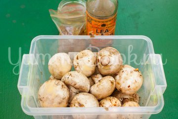 Маринованные шампиньоны на мангале - шаг 2