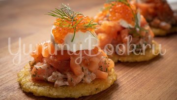 Тартар из семги с красной икрой - шаг 8