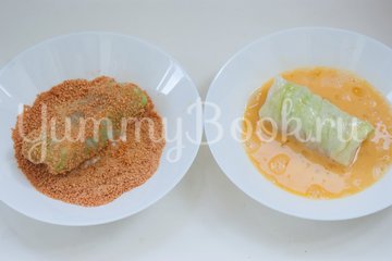 Сосиски в капустных листьях - шаг 4