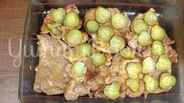 Отбивное мясо в соусе под пюре - шаг 11