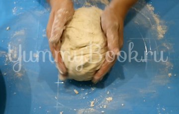 Вареники с капустой на воде и дрожжах - шаг 3