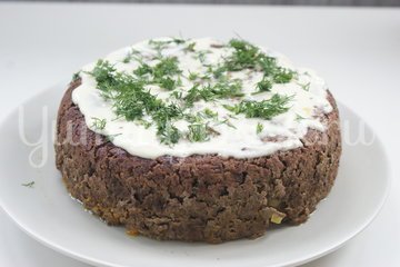 Печеночный пирог в мультиварке - шаг 6