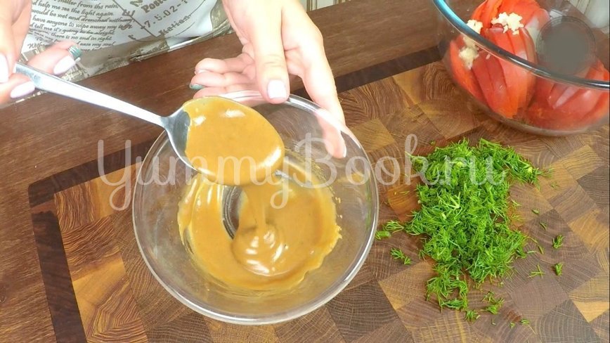 Закуска из помидоров в горчичном соусе  - шаг 4