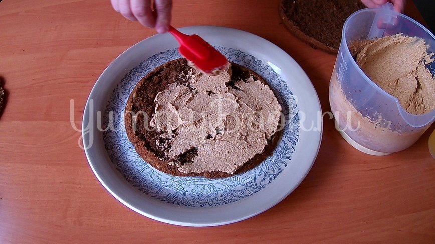 Орехово-кофейный торт на День рождения - шаг 7