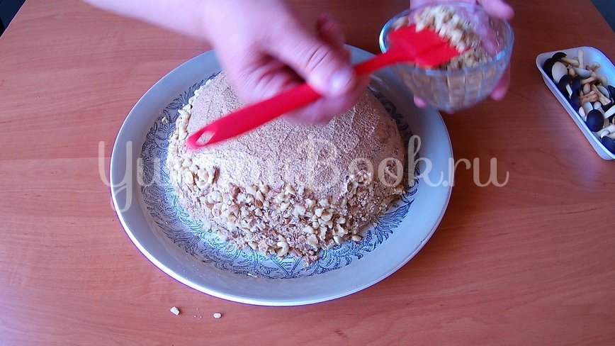 Орехово-кофейный торт на День рождения - шаг 8