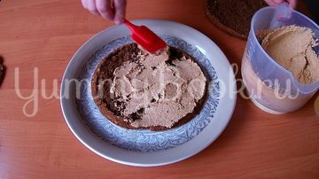 Орехово-кофейный торт на День рождения - шаг 7