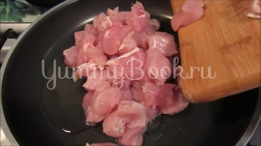 Курица с цветной капустой под сливочным соусом и сыром (в духовке) - шаг 3
