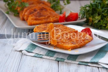 Жареная тыква в панировке - шаг 5