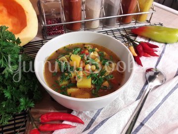 Овощной тыквенно-гороховый суп - шаг 15