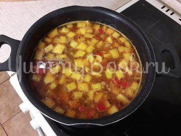 Овощной тыквенно-гороховый суп - шаг 11