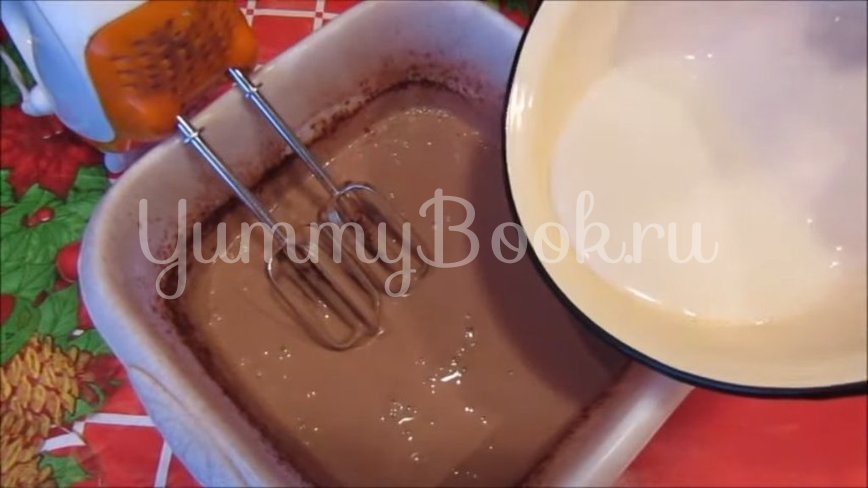 Шоколадно-сметанный десерт - шаг 2