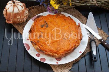 Пирог с тыквой и черносливом - шаг 13