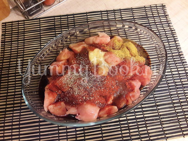 Куриное филе в томатно-соевом маринаде с мёдом - шаг 3