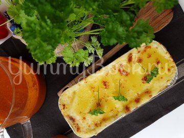Картофельная запеканка с курицей и сыром - шаг 12