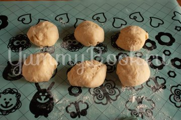 Булочки - цветочки - шаг 5