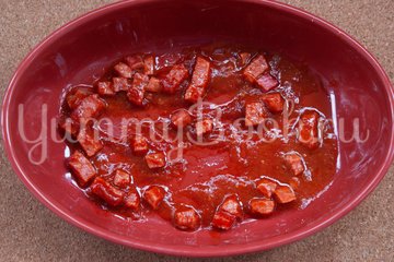 Запеченные ньокки с колбасой и сыром - шаг 4