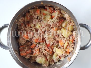 Запеченный перец с картофелем и тунцом - шаг 8