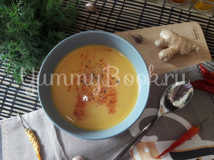 Тыквенный суп-пюре с болгарскими перцами​ - шаг 12