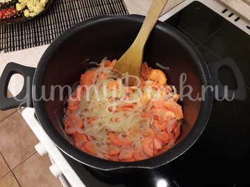 Тыквенный суп-пюре с болгарскими перцами - шаг 4