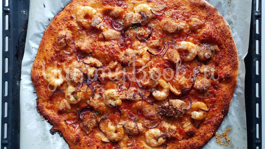 Пицца с морепродуктами  - шаг 10