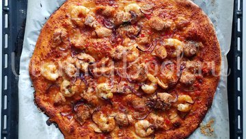 Пицца с морепродуктами - шаг 10