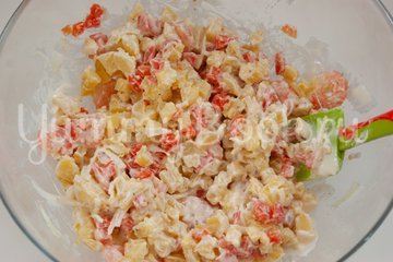 Картофельный салат с креветками - шаг 4
