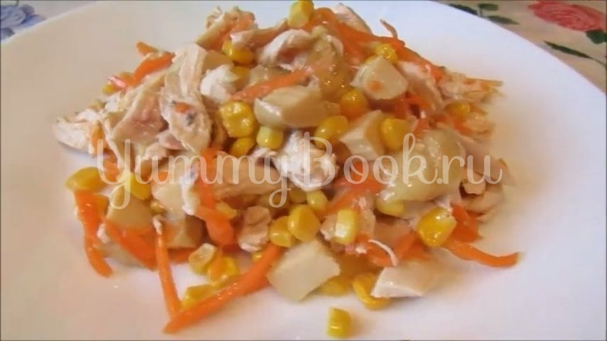 Диетический салат с курицей и овощами - шаг 4