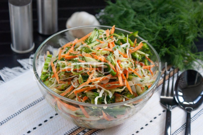 Острый овощной салат - шаг 8