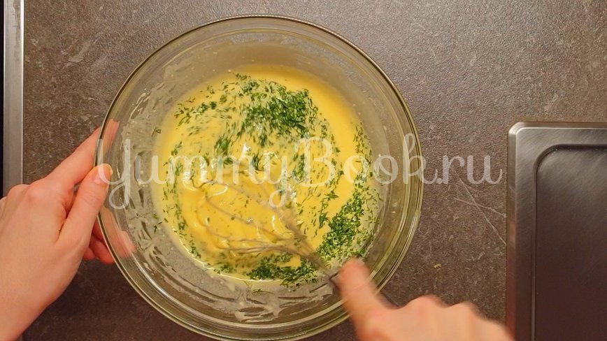Сырные блинчики с зеленью - шаг 4