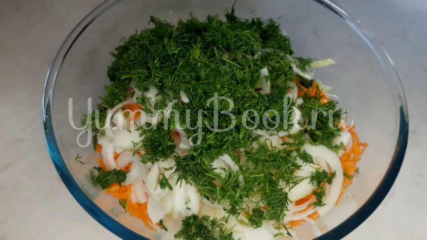 Витаминный салат из капусты - шаг 5