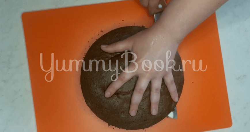 Шоколадный торт &quot;Баунти&quot; с кокосовой начинкой - шаг 12