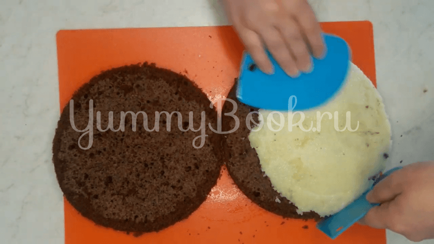 Шоколадный торт &quot;Баунти&quot; с кокосовой начинкой - шаг 14