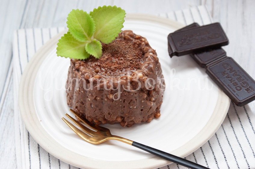 Шоколадный пудинг с тапиокой