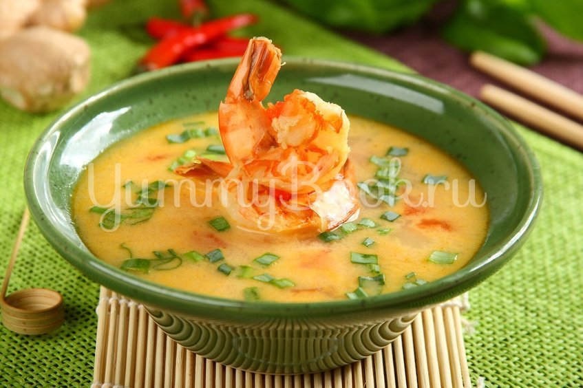 Тайский суп с креветками - шаг 5