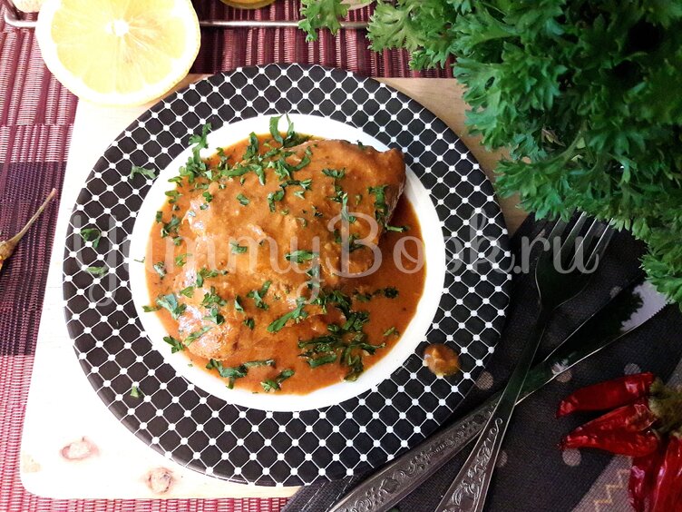 ​Куриное филе в томатно-сливочном соусе - шаг 11