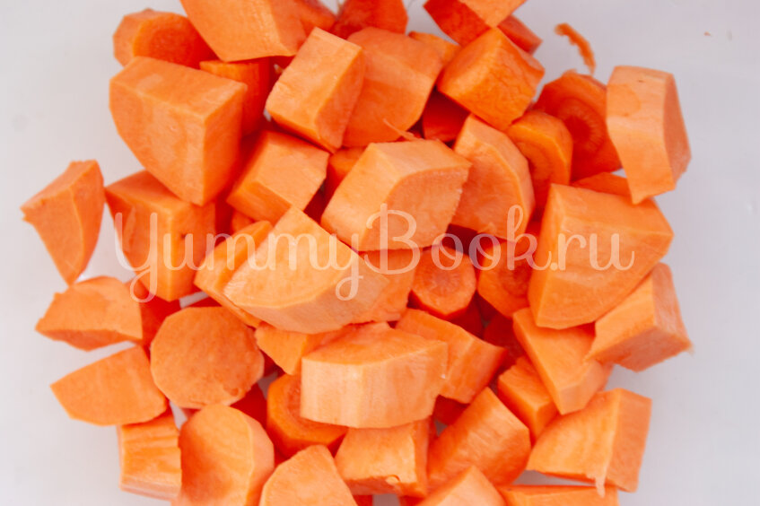 Запеченный батат с морковью и сыром фета - шаг 2