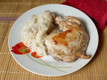Куриные окорочка с рисом в пиве