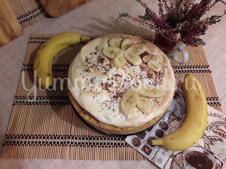 Тарт с бананами и белковым кремом - шаг 15