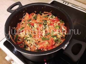 Куриное филе с разноцветными овощами - шаг 11