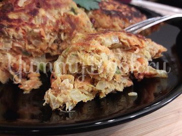 Котлетки из консервированного тунца, моркови и лука - шаг 8
