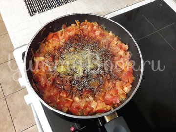 Томатный нут с овощами - шаг 7
